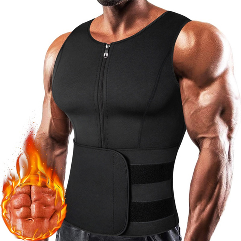 Men Neoprene Sauna Zipper Wais - đánh giá và giá Crossfit Weight Vest