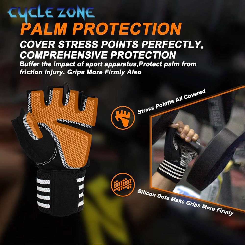 1 Pair Half Finger Gym Fitness - đánh giá và giá Crossfit Workout With Equipment
