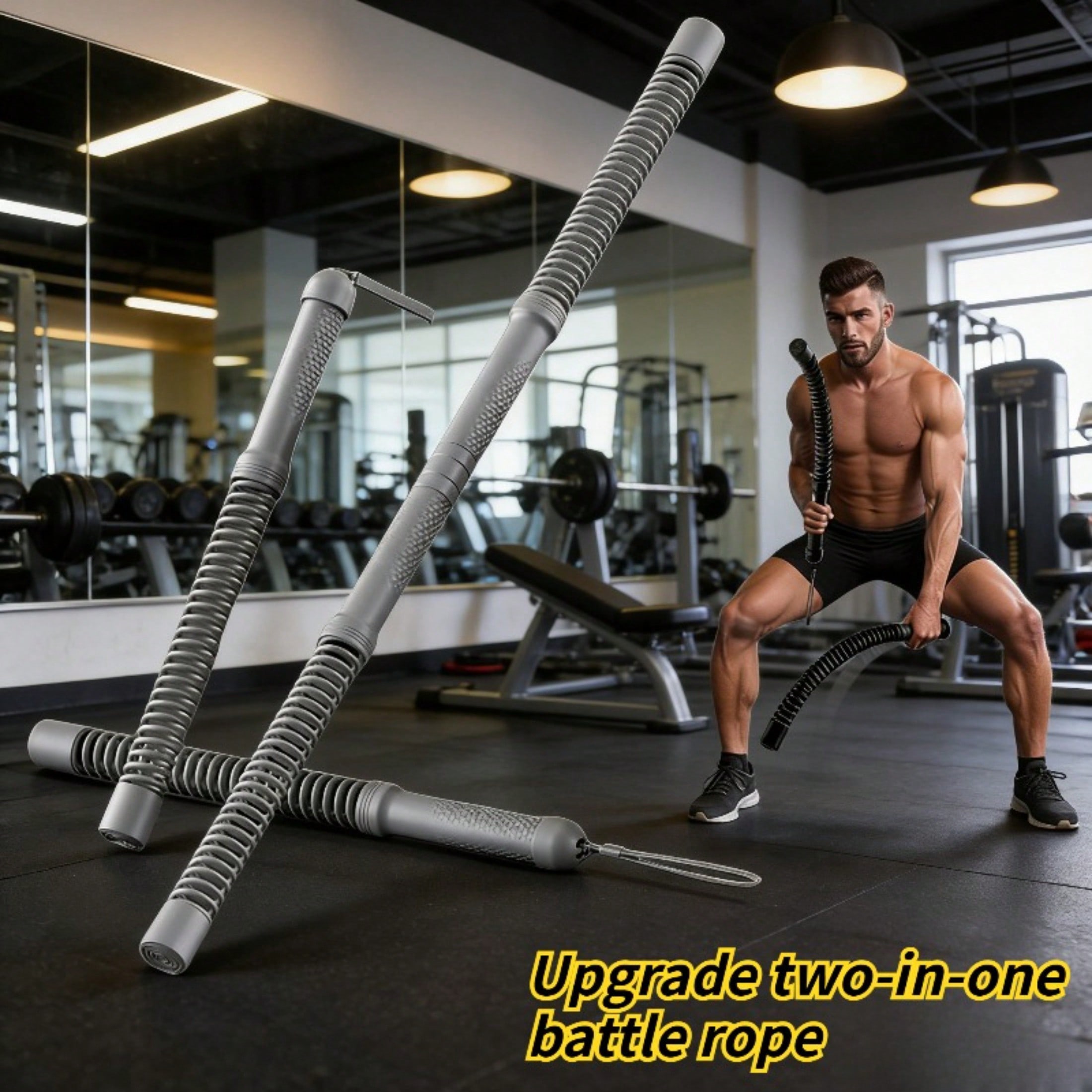 2-in-1 Upgraded Cordless Battl - đánh giá và giá Crossfit Workout With Equipment